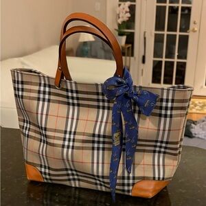 Hermès—Vintage Blue & Gold Twilly Scarf